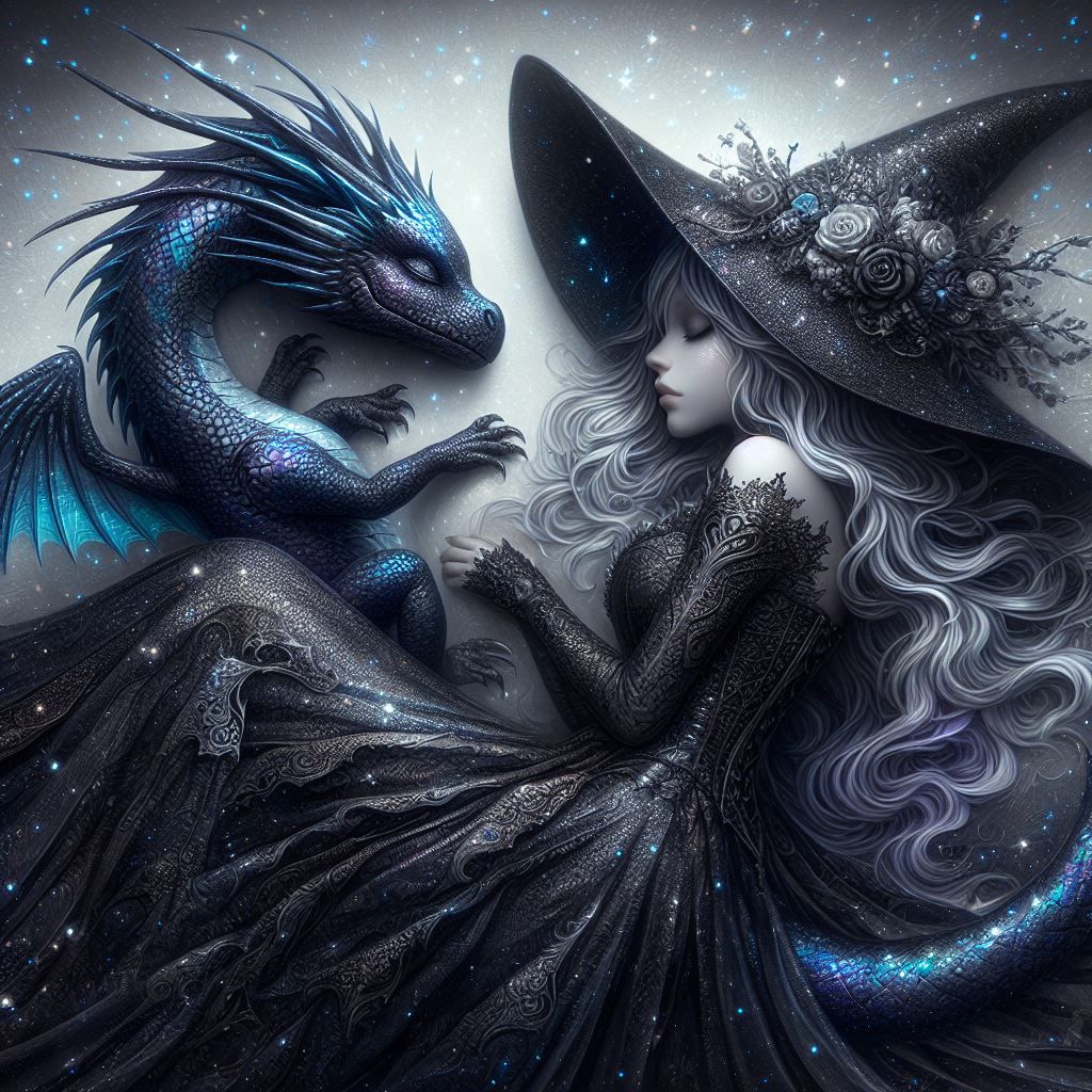 The Sourceress And Her Dragon (dragons)