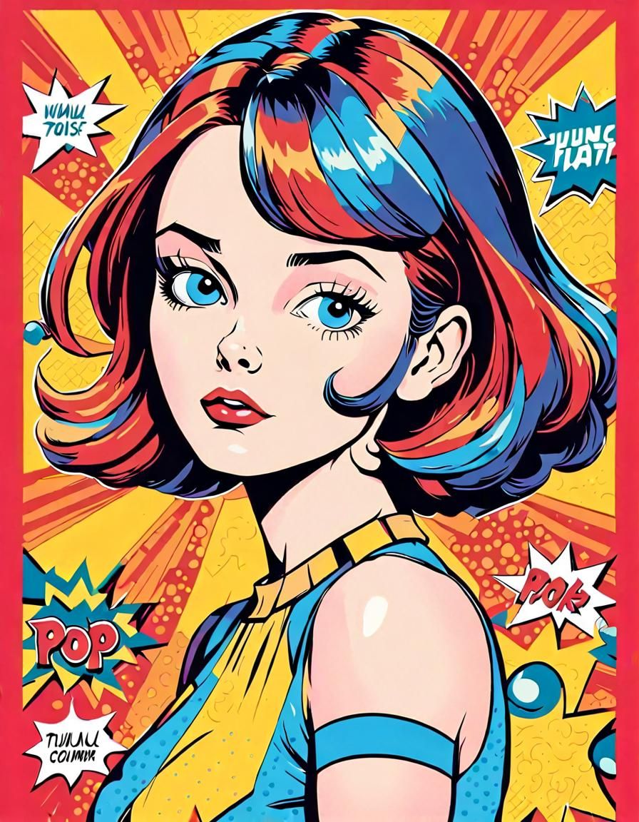 turing bold outlines, dynamic compositions, and vibrant color schemes, paying homage to the iconic style ...  by @Desertphoenix