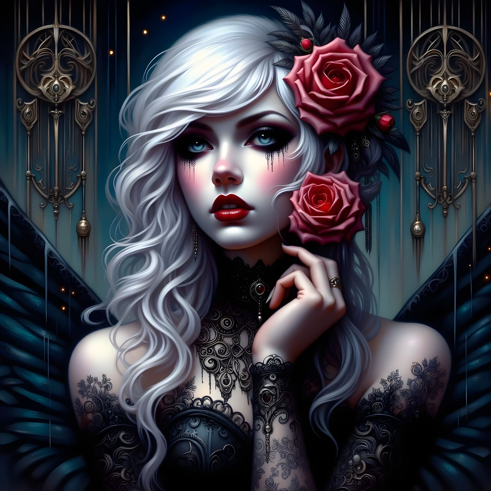 Gothic Angel (7 likes)  by @JSCA