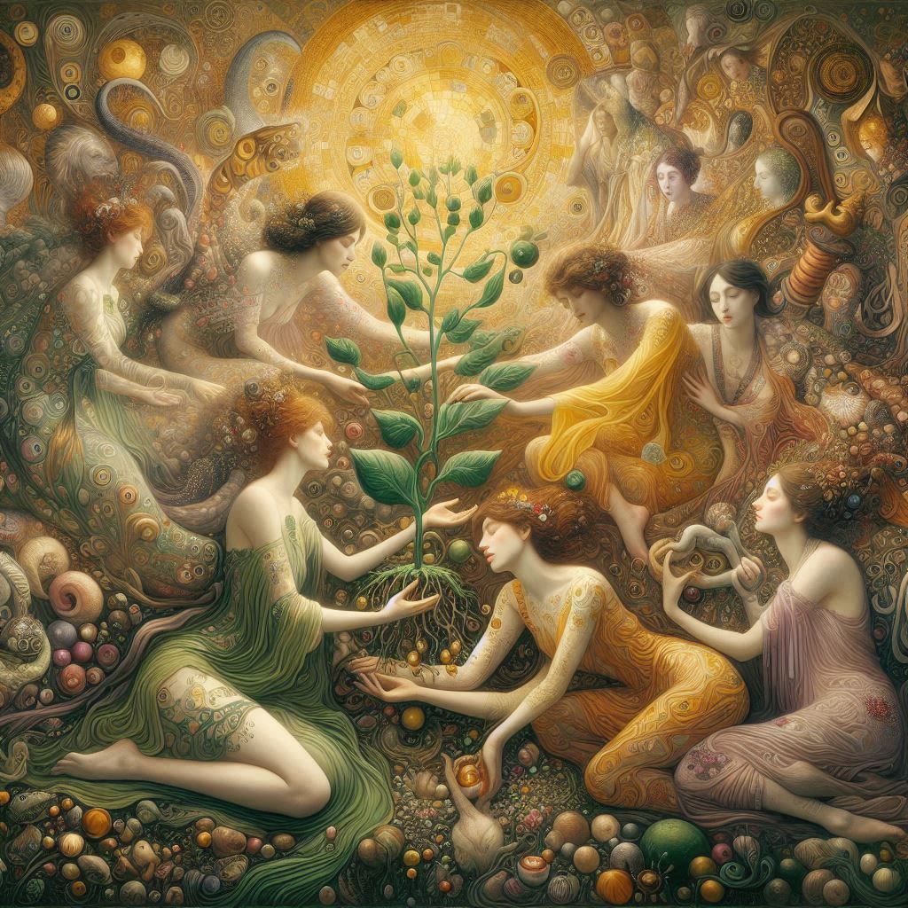 mystical and dreamlike gatherings where witches, spirits, an...