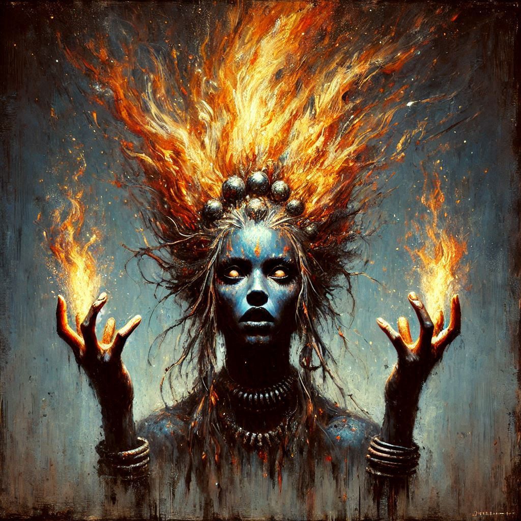 The Flameborn Shaman: A Tale of Elemental Power and Ancient Wisdom