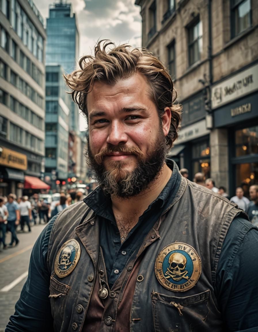 Handsome masculine man