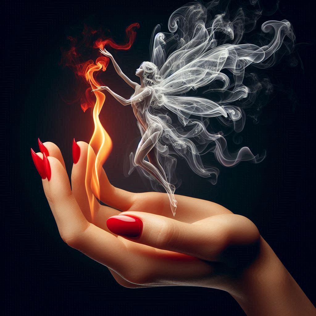 Smoke Fairy  by @Stalean