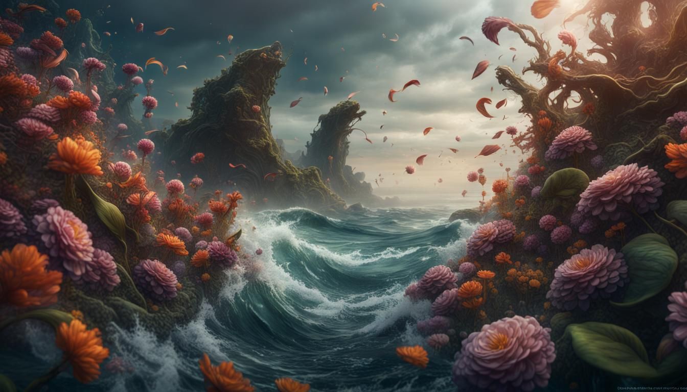 whirlwind of flowers