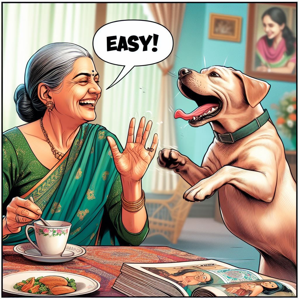 (Bing) "Easy, Easy!"