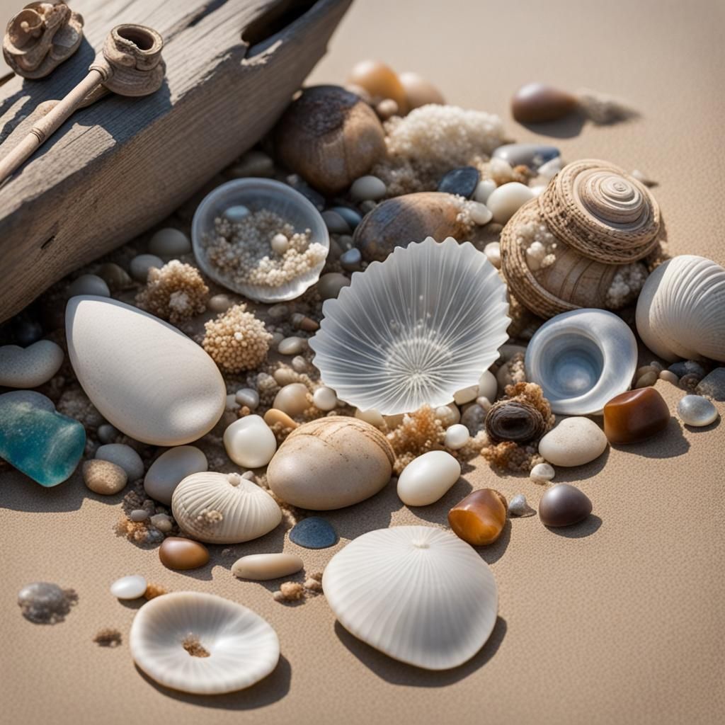 Treasures Washed Ashore  by @undefined