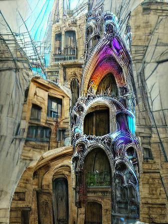 Barcelona Gothic Quarter Architecture