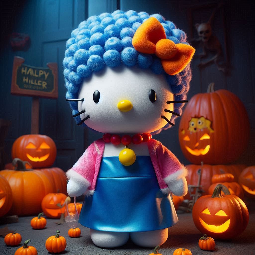Halloween Hello Kitty Marge Simpson