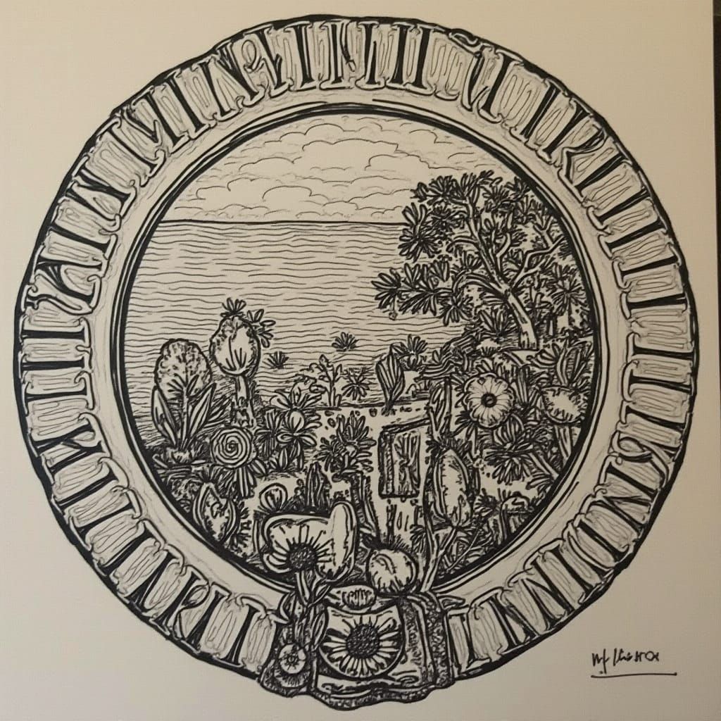 Child at Sunset: Impressionistic and Ethereal Seascape