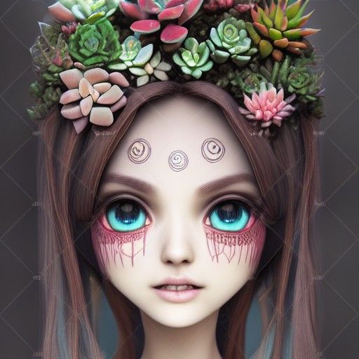 Succulent Girl 2