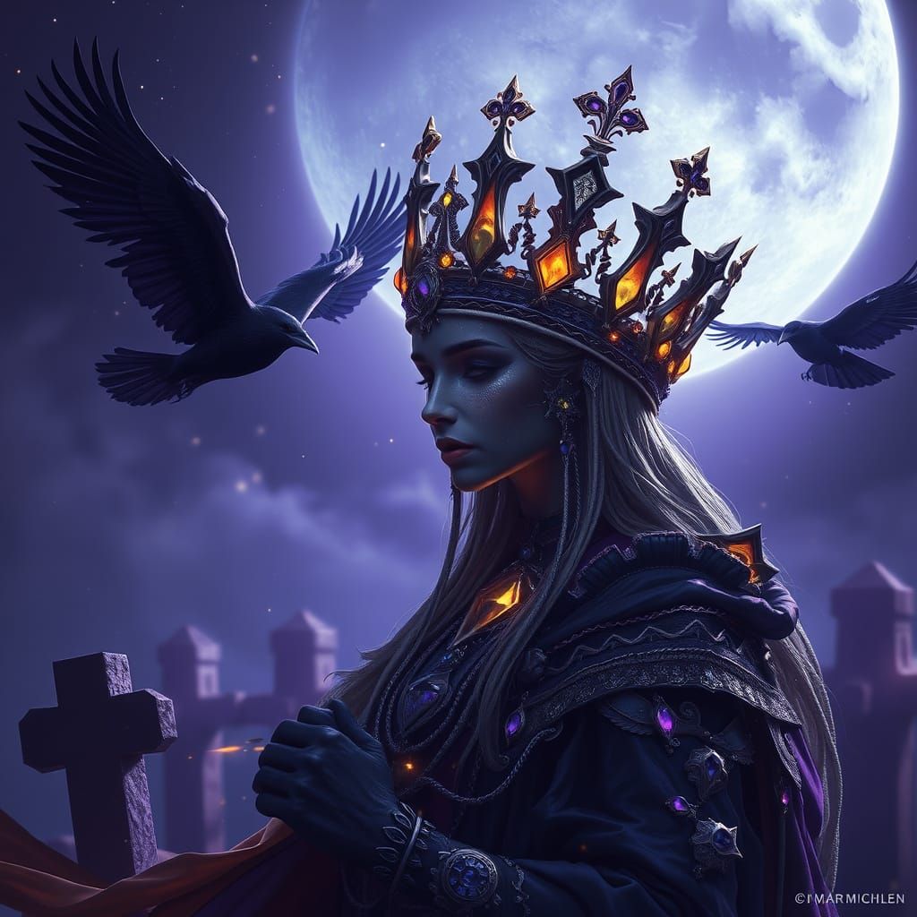 A queen wove her crown from the bones of fallen stars.  by @Kylo Ren