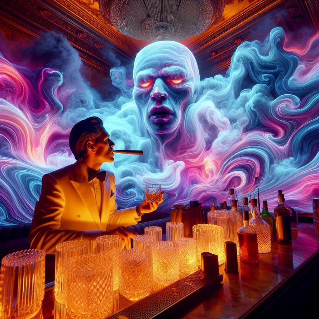 psychedelic ghost bar