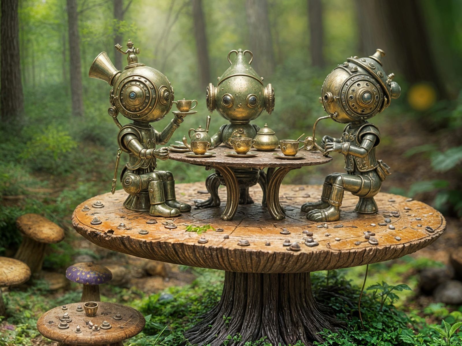 Automaton's Tea Party  by @Call me Bubbe