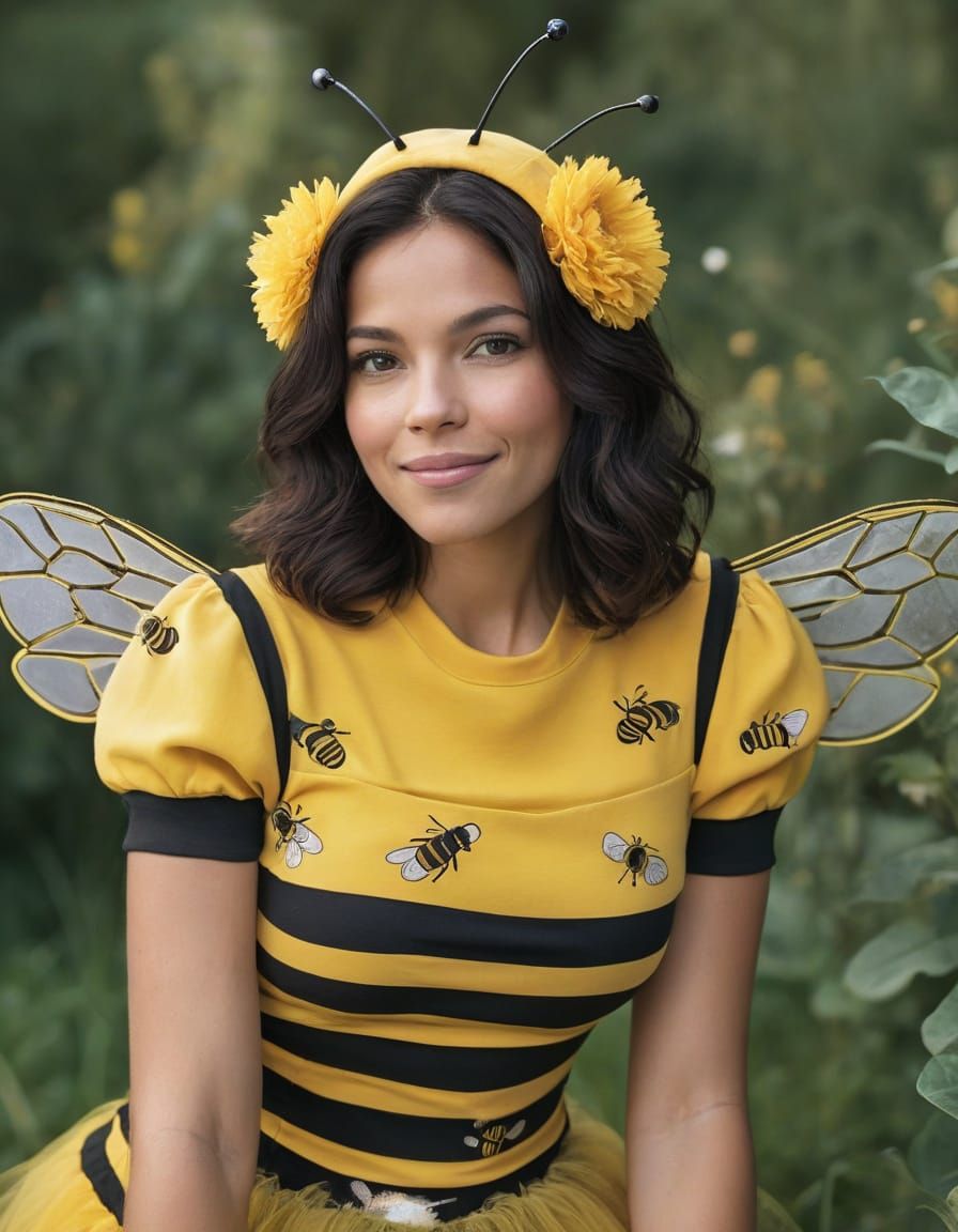 Honeyed Happiness in Bee Inspired Attire