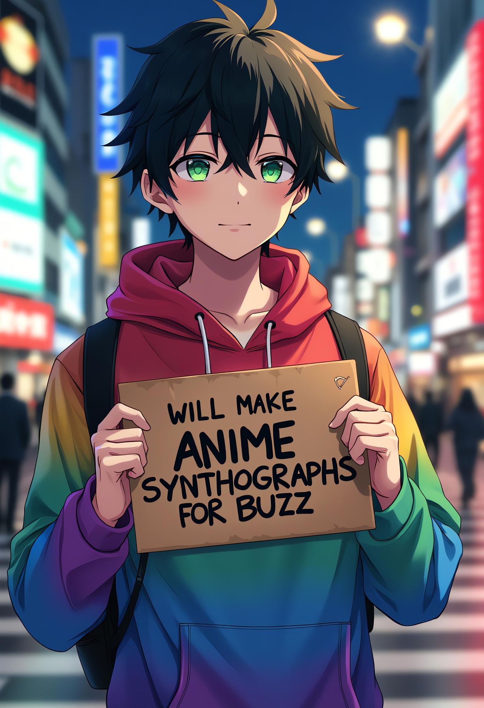 will make anime synthographs for buzz