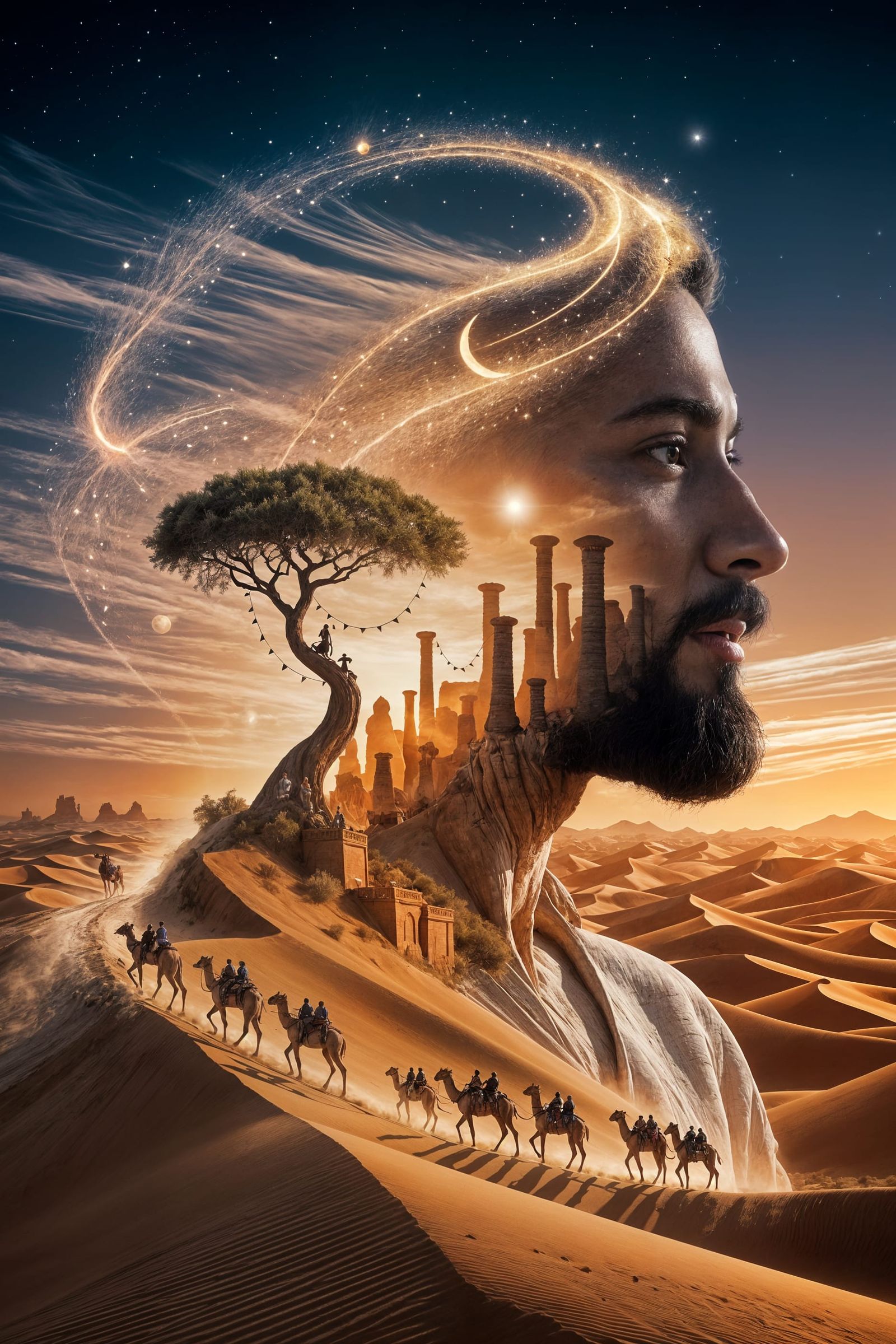 "The Desert Dreamer"  by @Andromeda