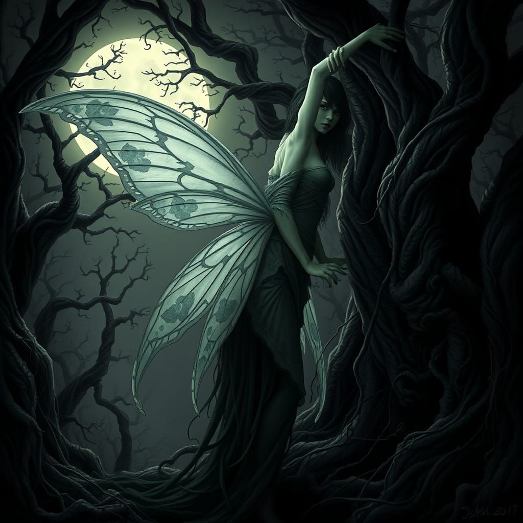 Dark fairy style of victoria frances and stefan gesell and h...