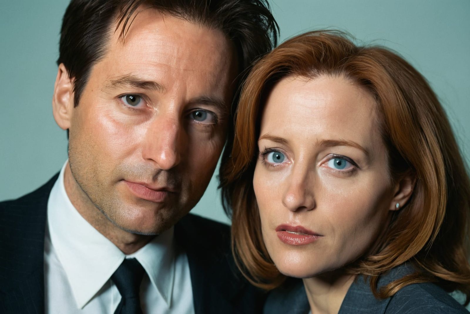 Mulder And Scully X-files - Ai Generated Artwork - Nightcafe Creator