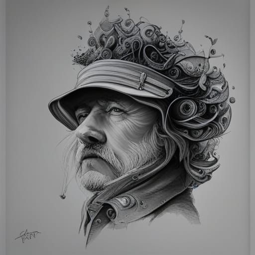 a glorious hat full of wind