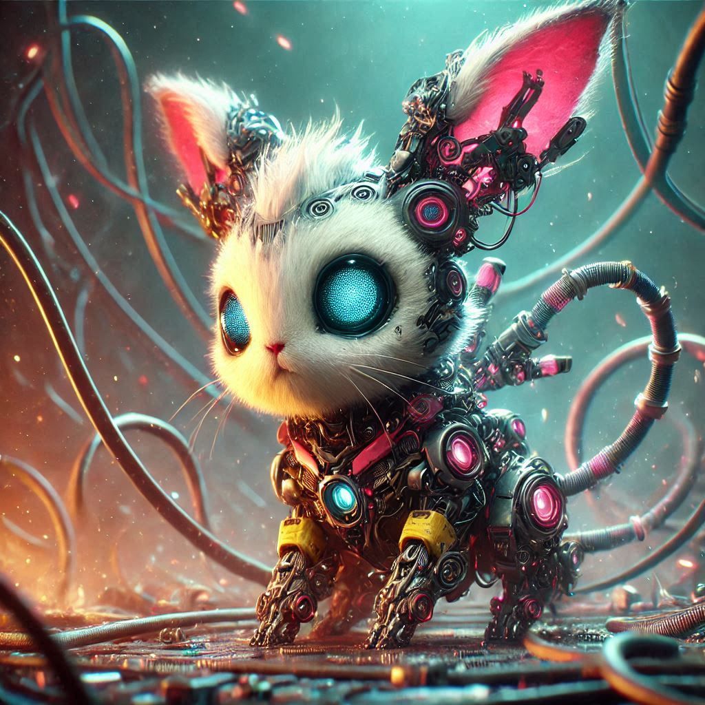 adorable fairy-tale fantasy creature portrait..