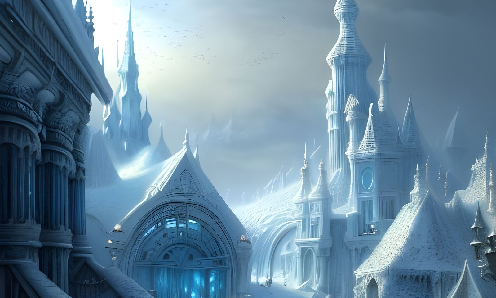 Fantasy "City of Ice"
