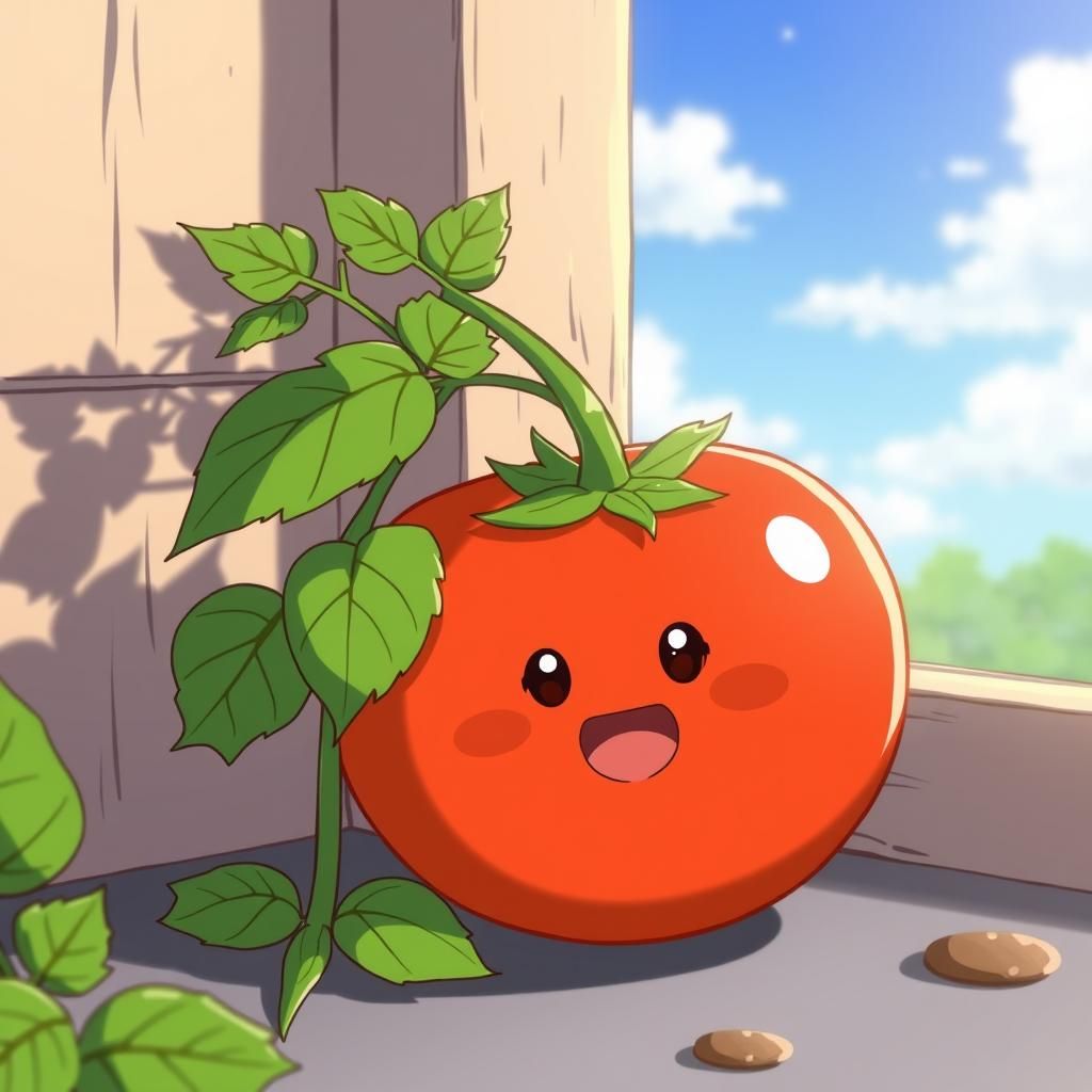 Happy tomato