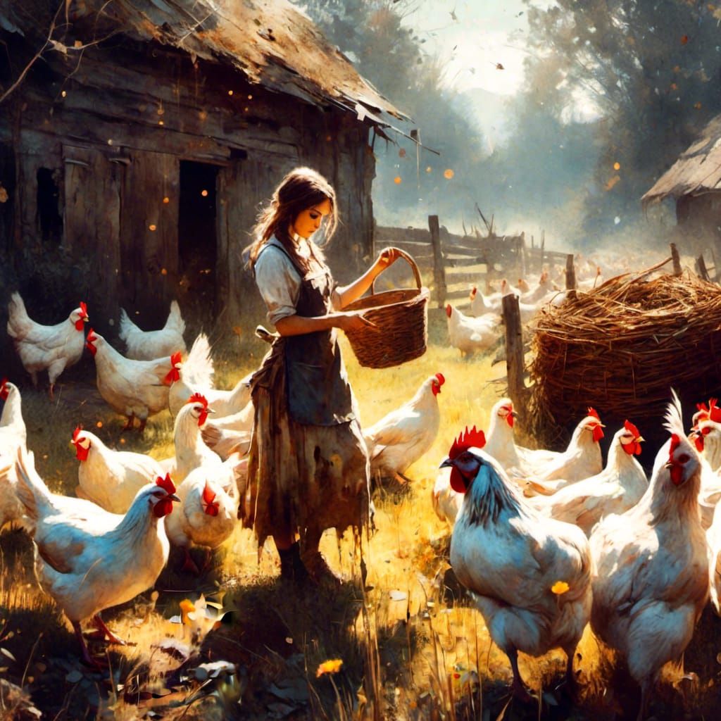 Feeding the Chickens