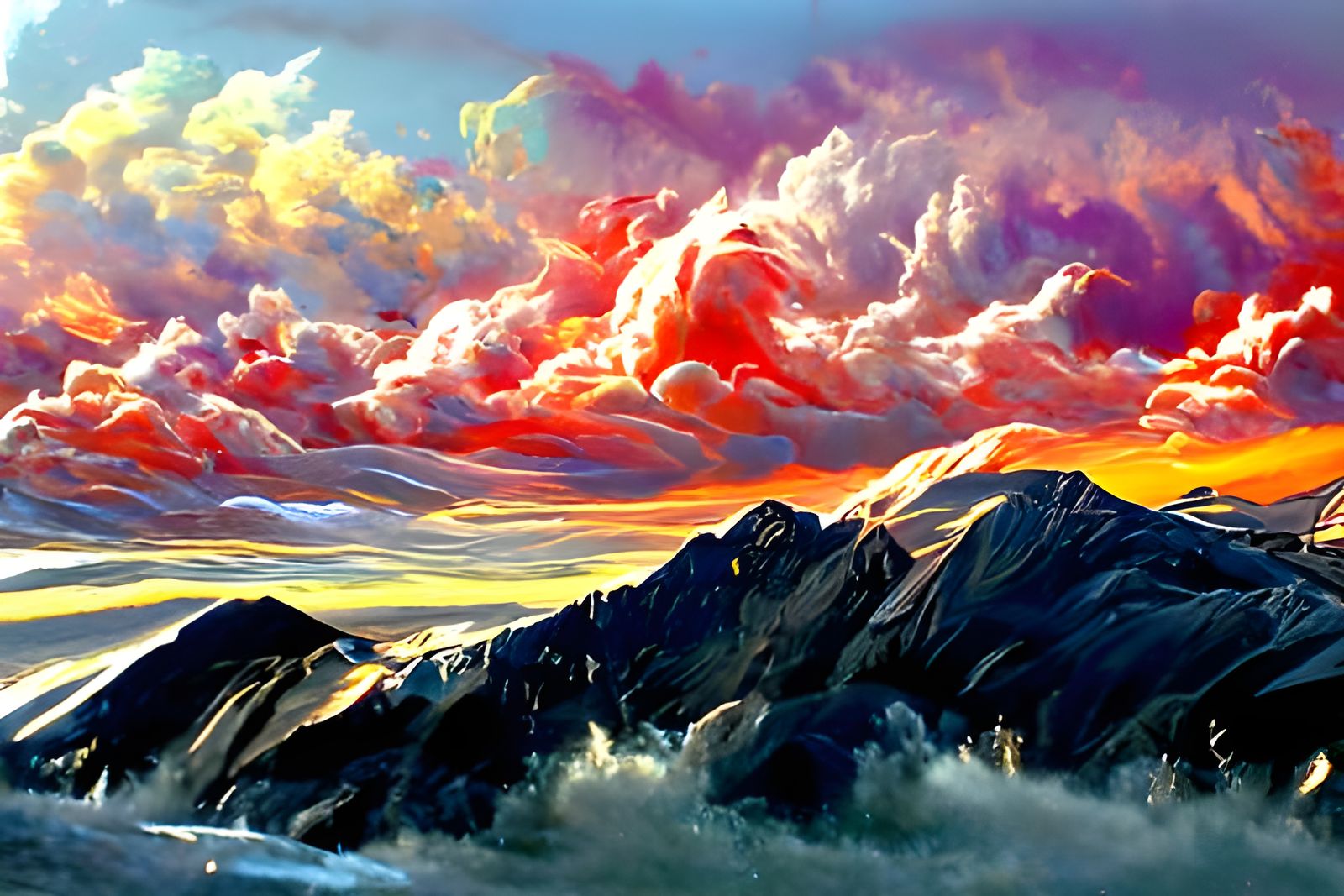 The Great Alps - Rolling Sunset Clouds undefined