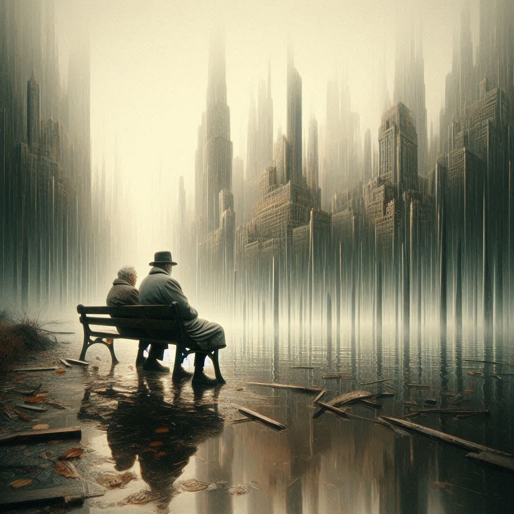 Sitting on the bench of an old dream