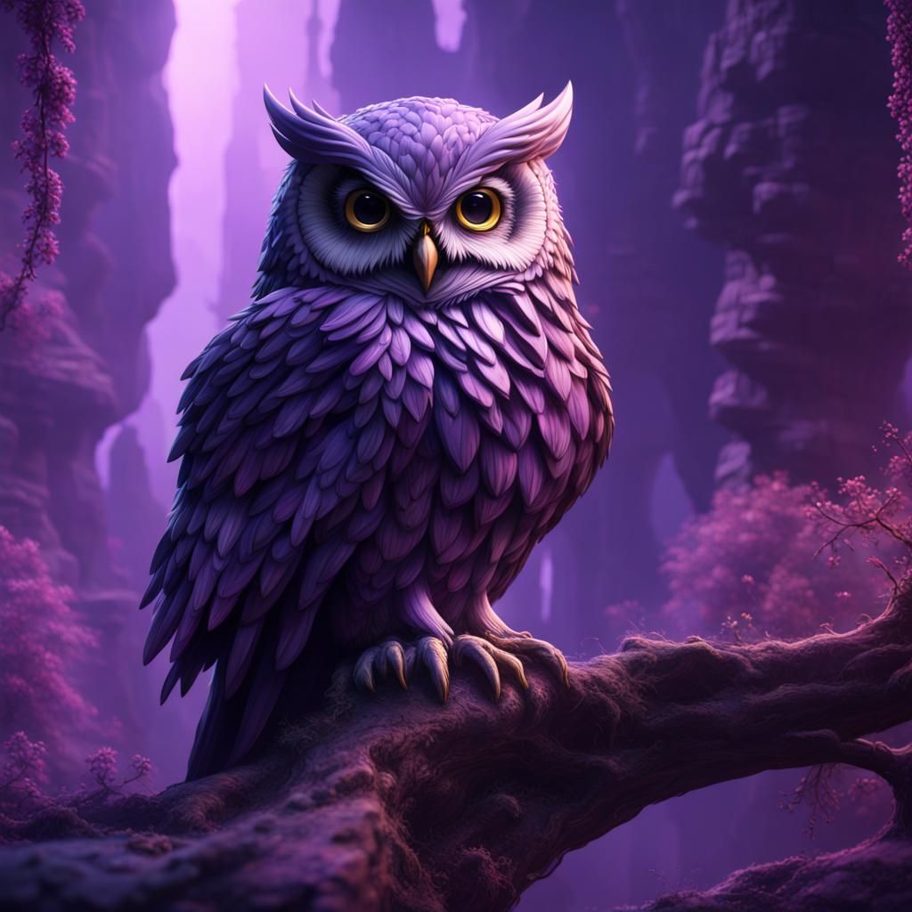 Amethyst Owl