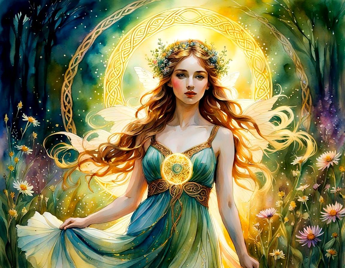 Celtic Mythology: Aine is the fairy goddess of joy, in charge of changing the seasons of the year and ...  by @Hugo Raul