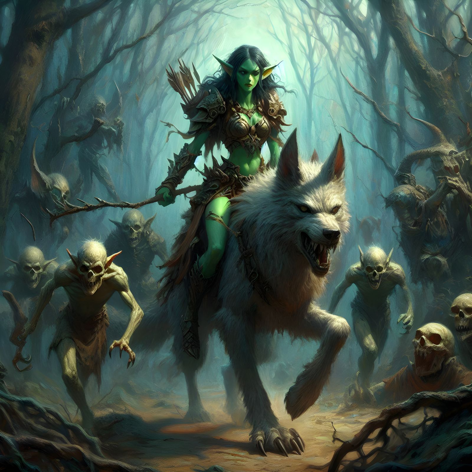 Goblin Warg Rider #6