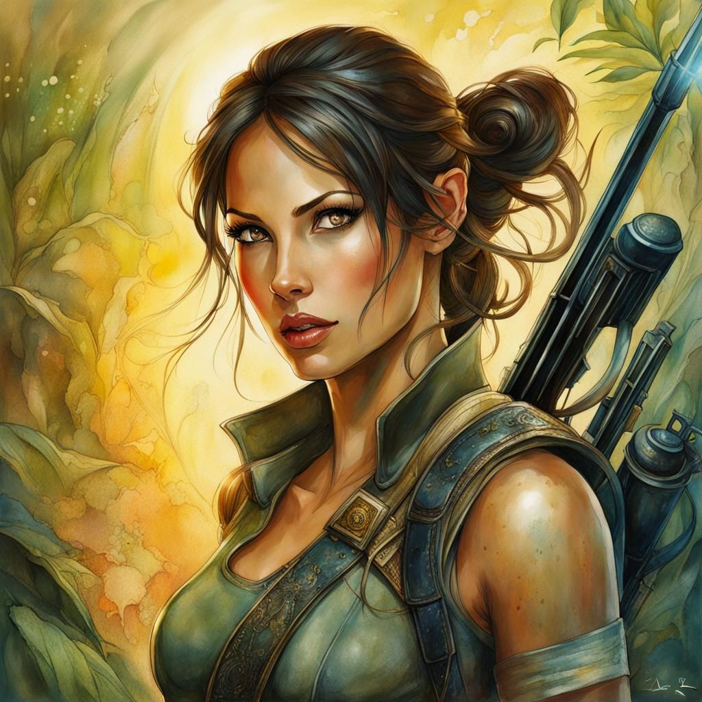 Lara Croft - AI Generated Artwork - NightCafe Creator