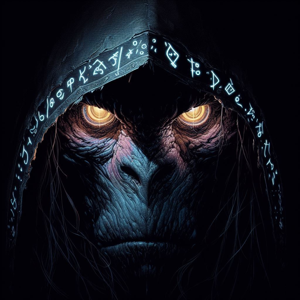 Anthropomorphic rune sorcerer