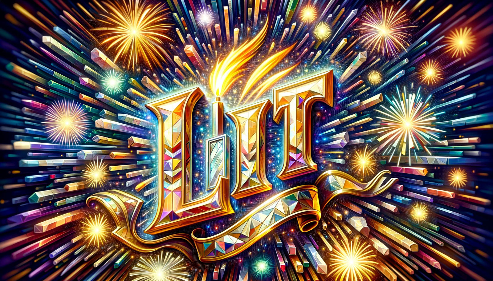 "LIT" (slang for "cool") cheers :)