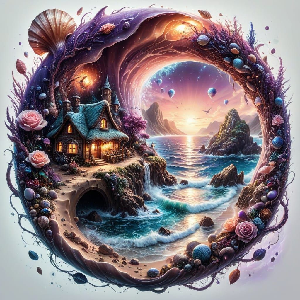 Seashell Village Coastal Retreat 🐚💜