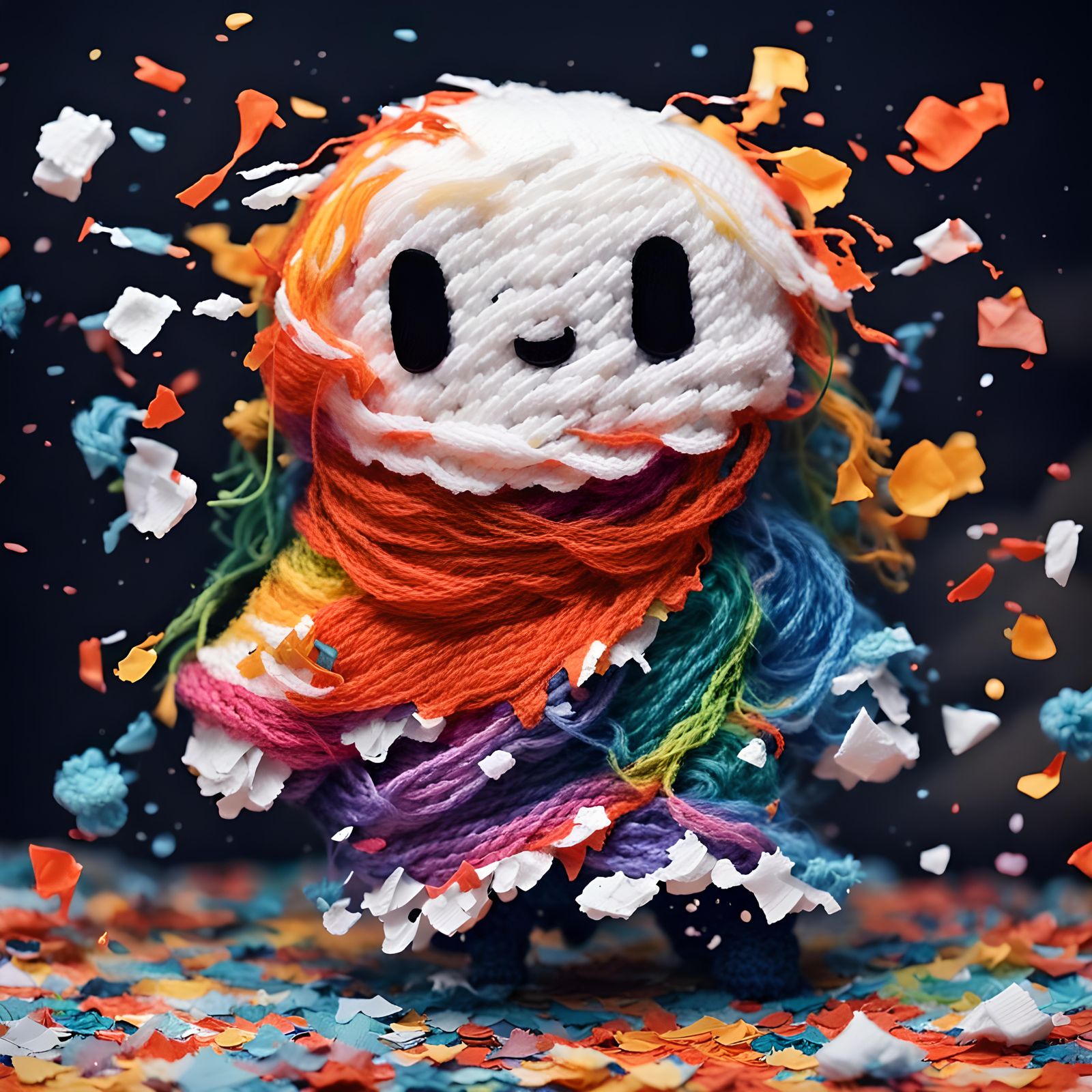 A  character ghost 👻 with, Adorable, subtle.5D  pixel maste...
