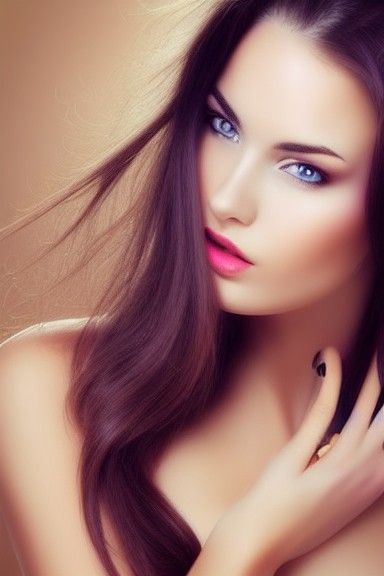 Airbrushed model