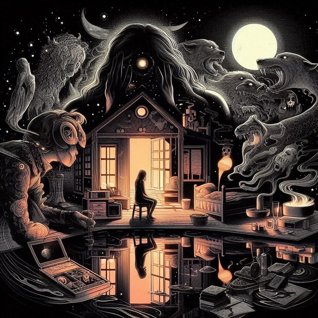 Oh, I can't leave, but I can't be in this place, 
This must all be an illusion skipping frames, 
Years of living with a ...