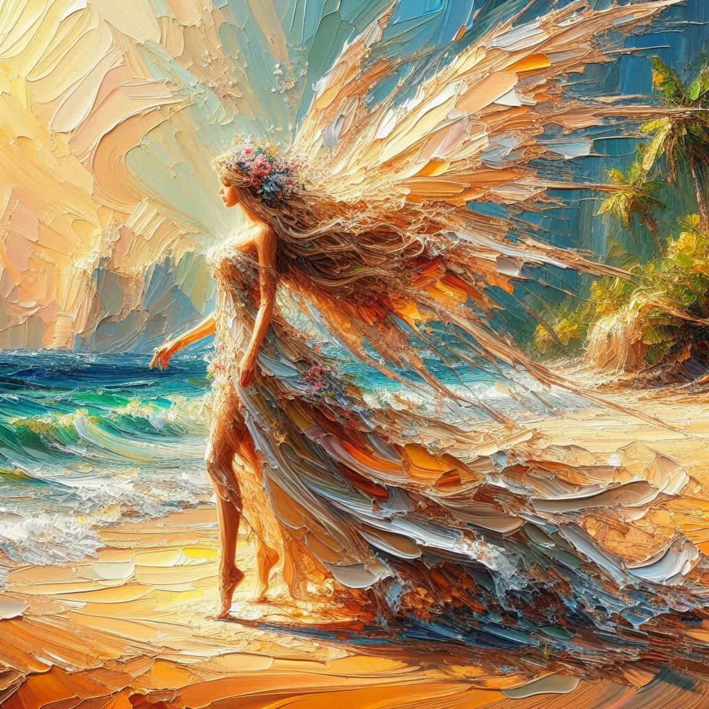 fairy on the seashore
