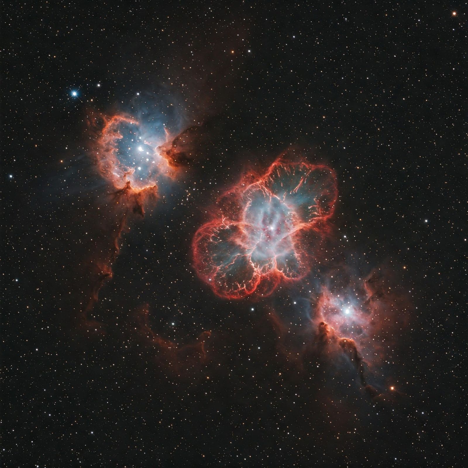 Nebulas In The Nightsky