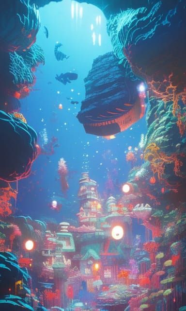 Underwater village