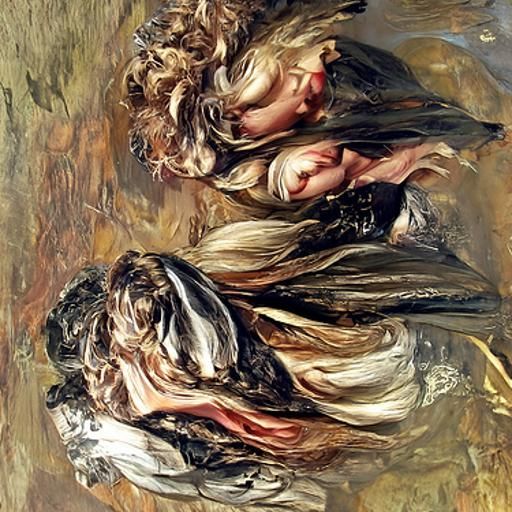 Three Sisters, by Peter Paul Rubens. Lush. Detailed. Flowing...
