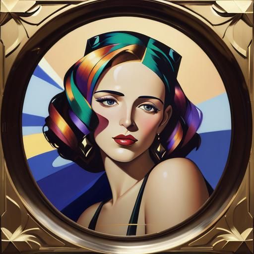 venus. sytle tamara lempicka.