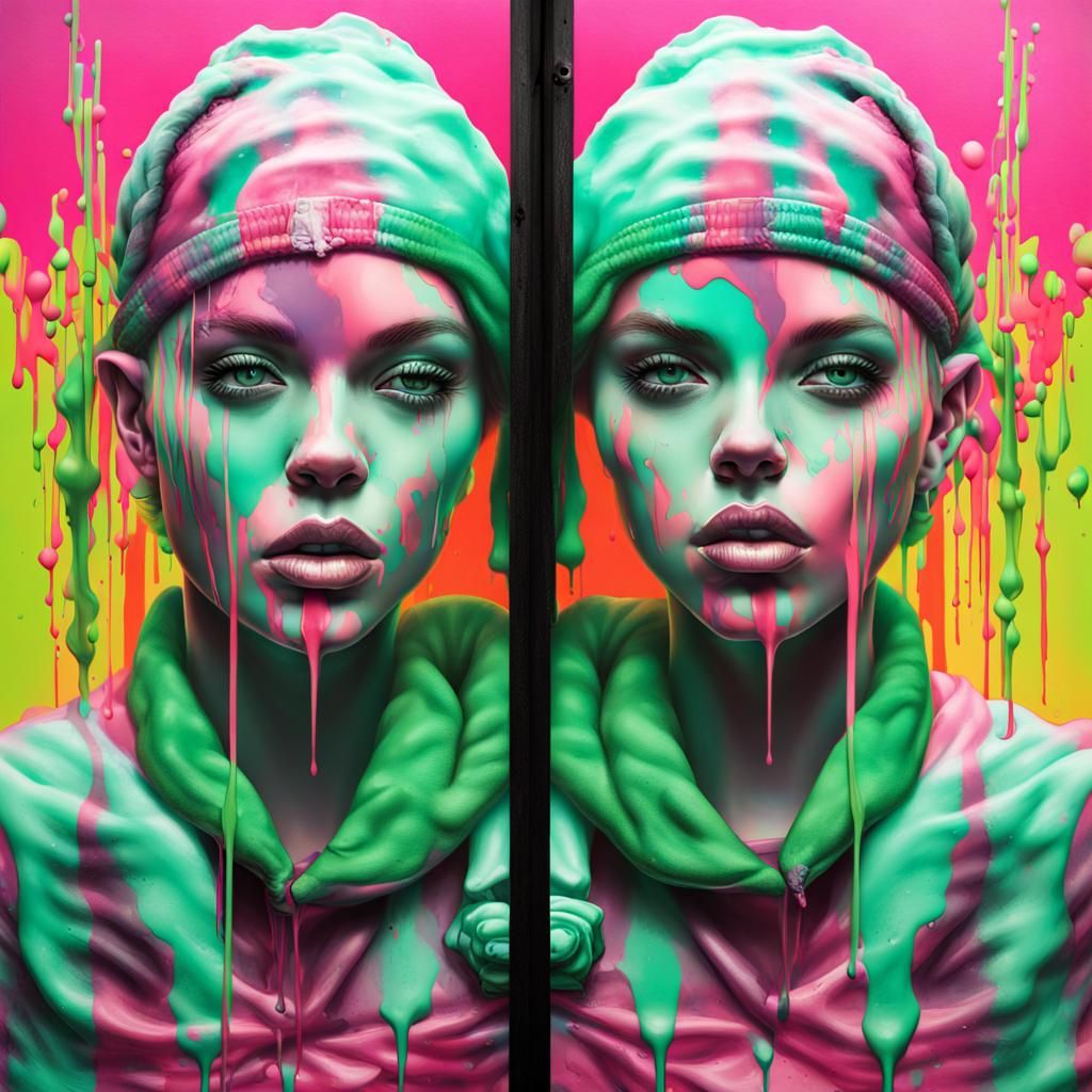 double paint twins