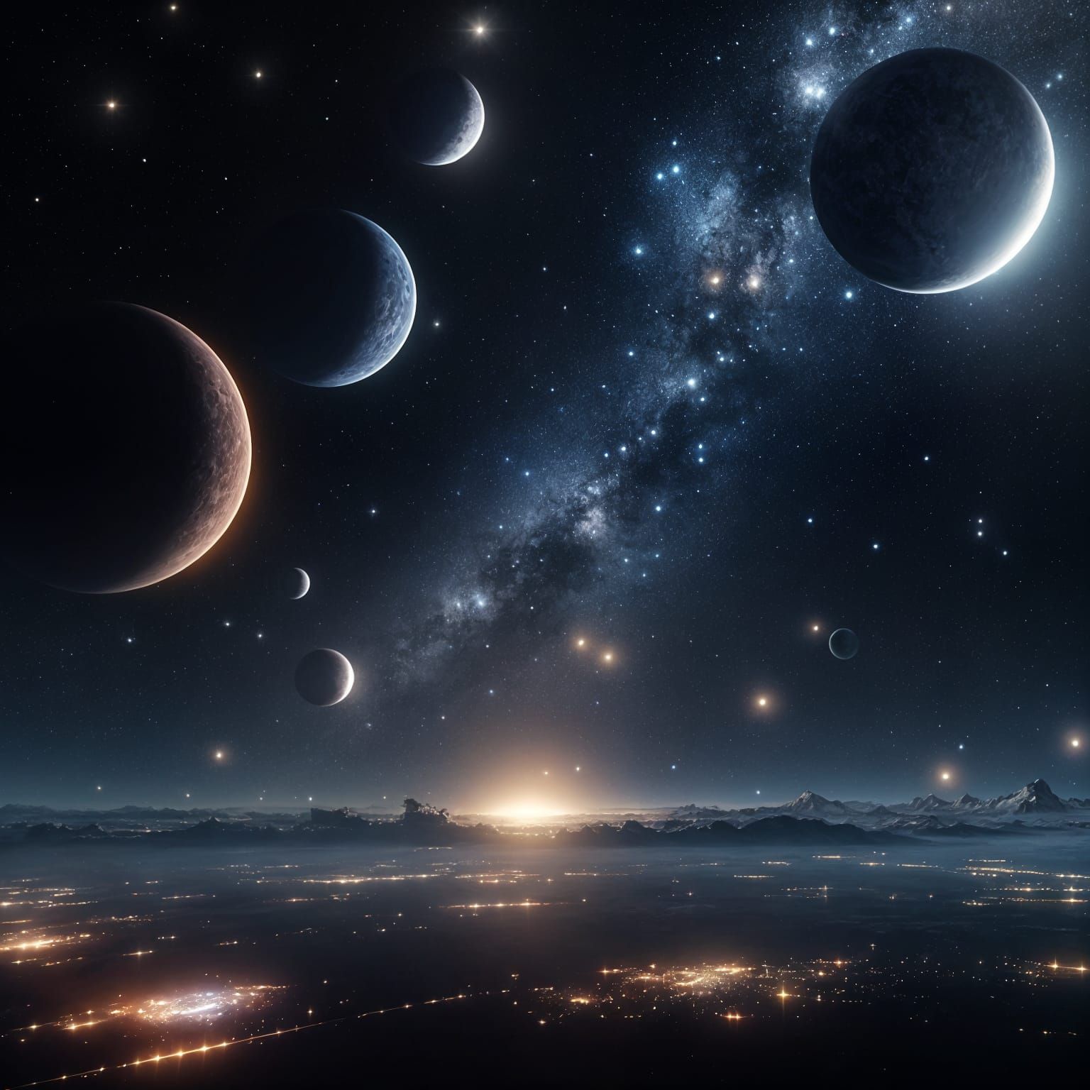 Night Crystal Mirror 