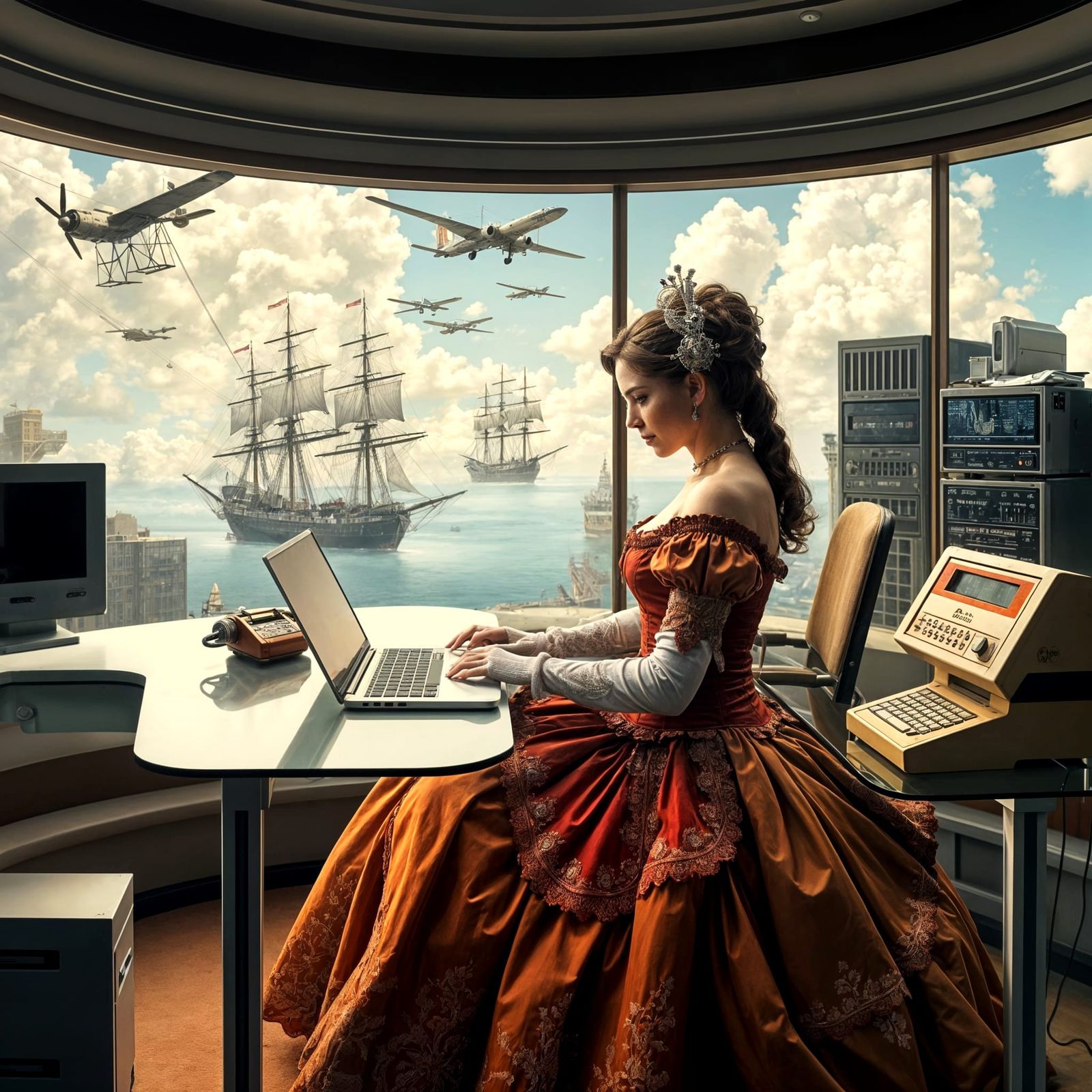 Her Majesty's Secret Laptop  by @ZenAmoreNC