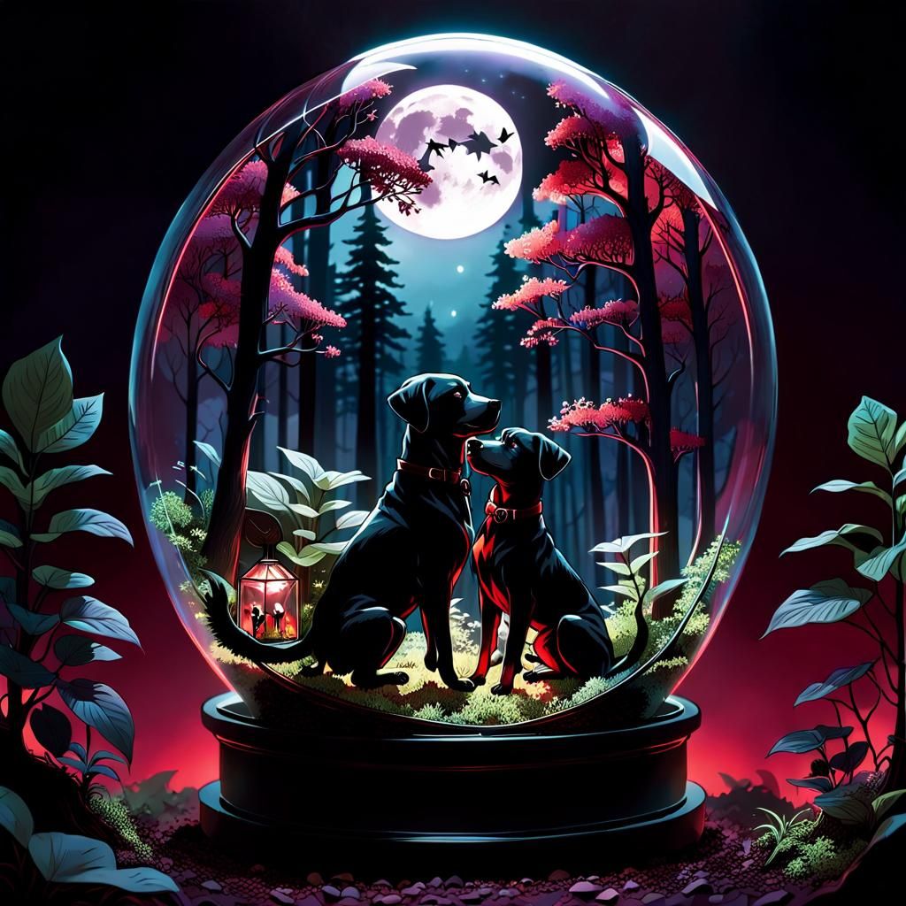 Puppy Love In A Globe
