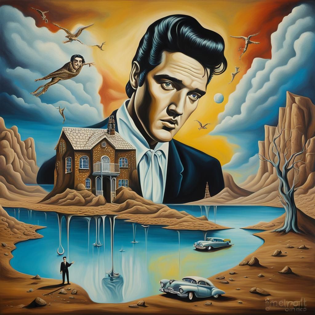 Elvis Presley Surreal Style