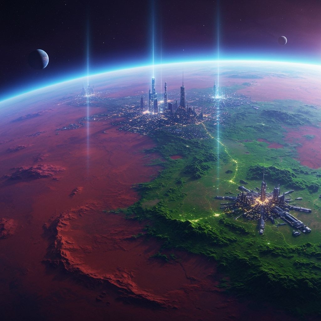 The terraforming is proceeding well.  by @Hlalakar